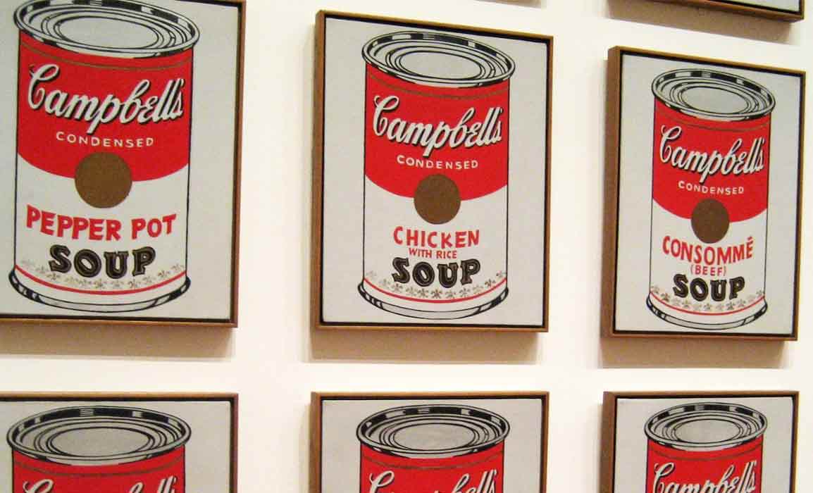 Compare And Contrast Campbells Soup By Andy Warhol