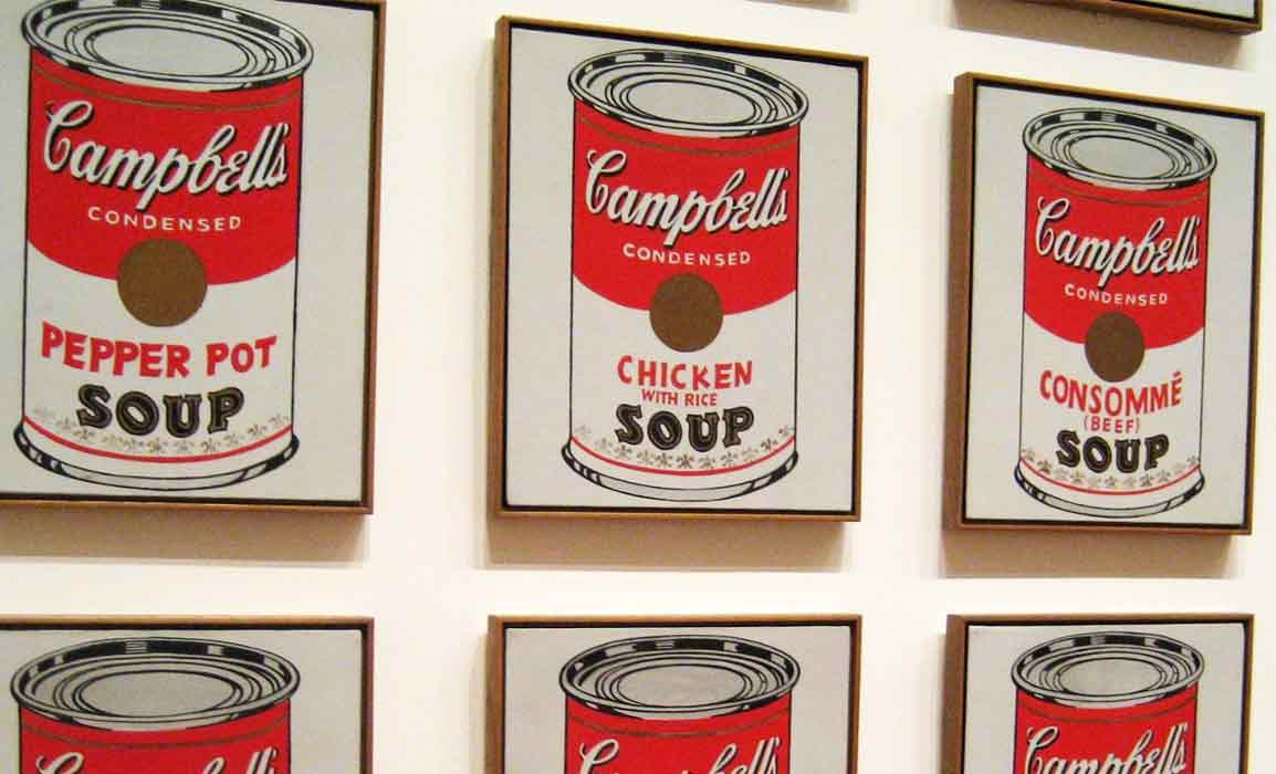 What is Pop Art Campbell's Soup Cans by Andy Warho