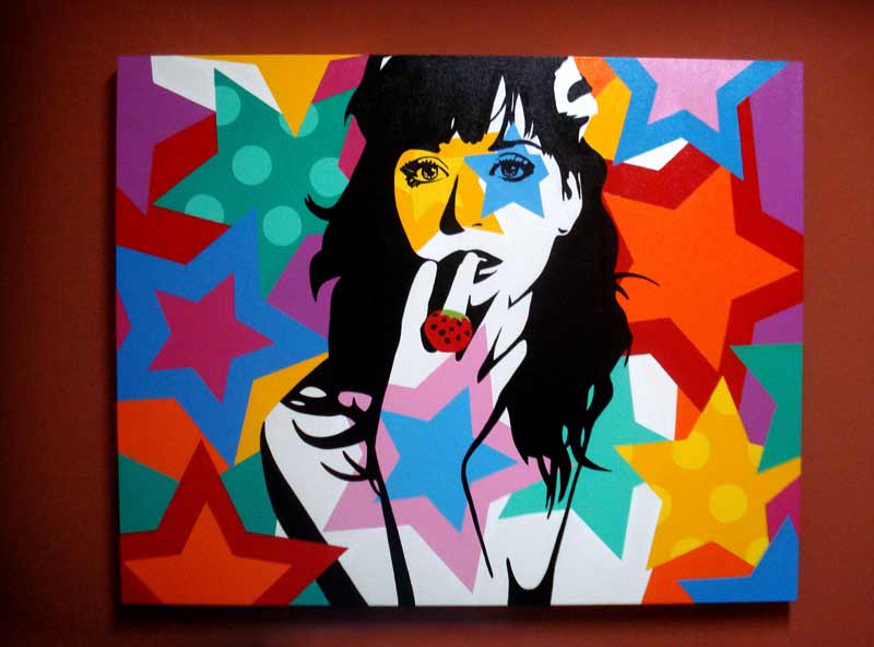 Pintura de Quadro Katy Perry 