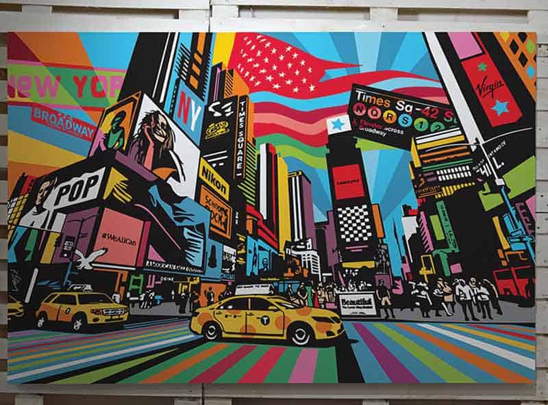 New York City Pop Art Paintings
