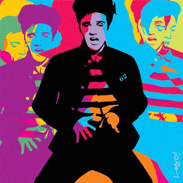 Elvis Presley Pop Art Paintings