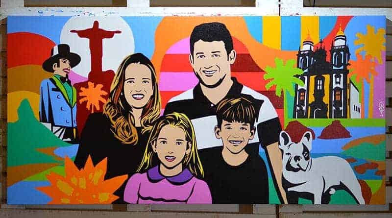 Canvas Painting Family