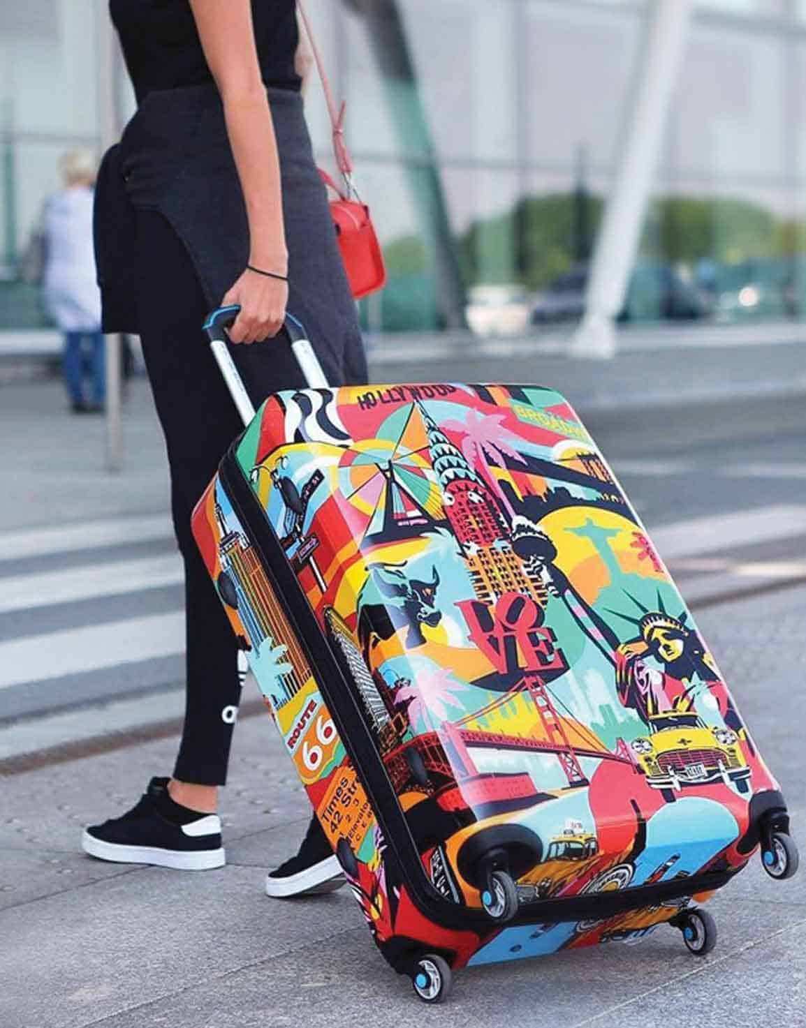 Suitcase Pop Art