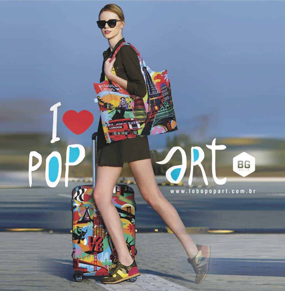 Suitcase Collection by Pop Art Artist Lobo