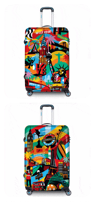 Luggage Suitcase art Collection