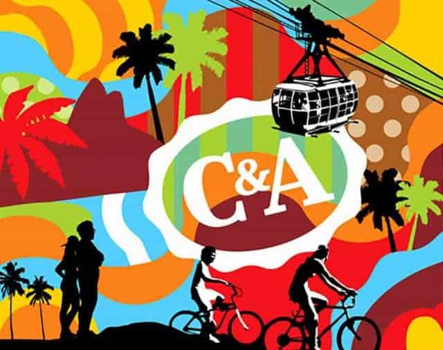 Arte de Lobo criada para campanha de brindes da C&A