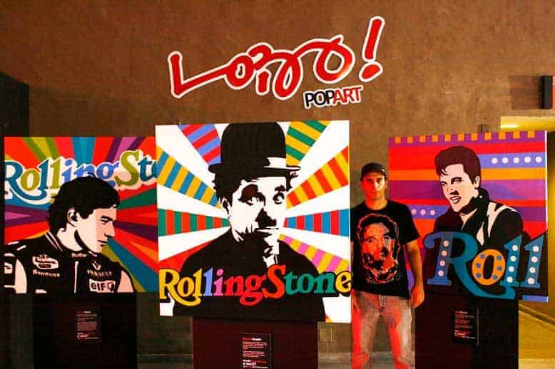Pop Artist Lobo exhibition Rolling Stone