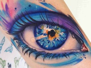 Tatuagens Watercolor, a Arte de Colorir a Pele