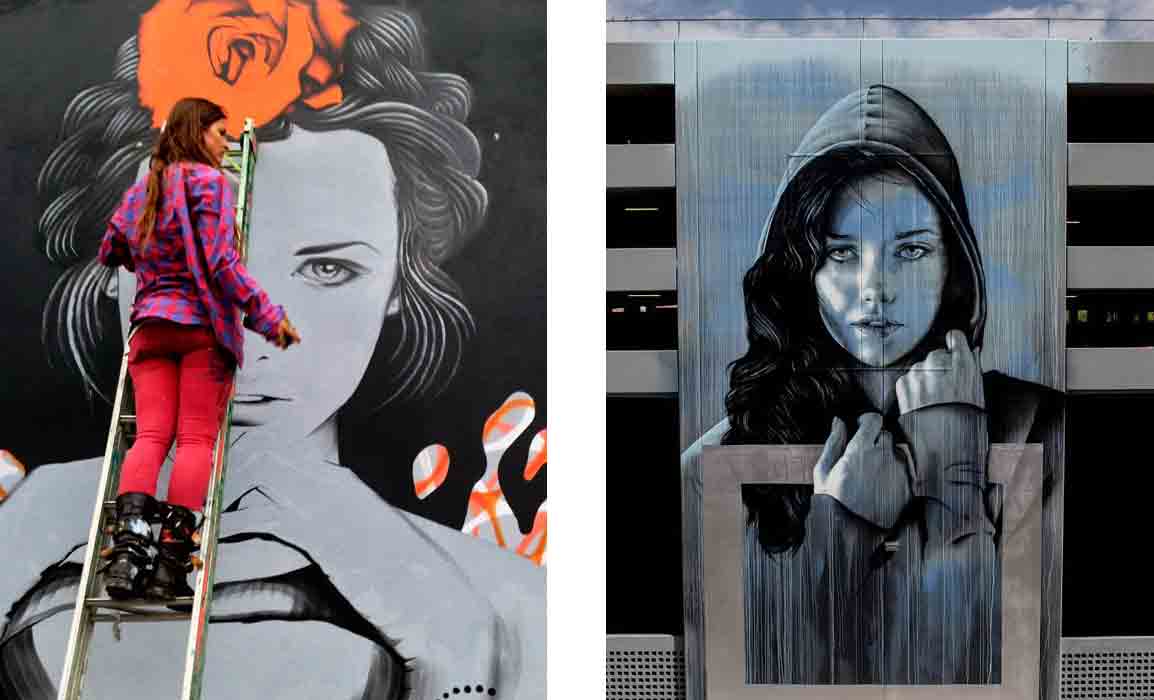 Street Art e Graffiti Christina Angelina