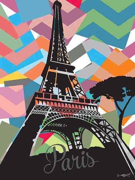 Paris Art by Pop Artist Lobo