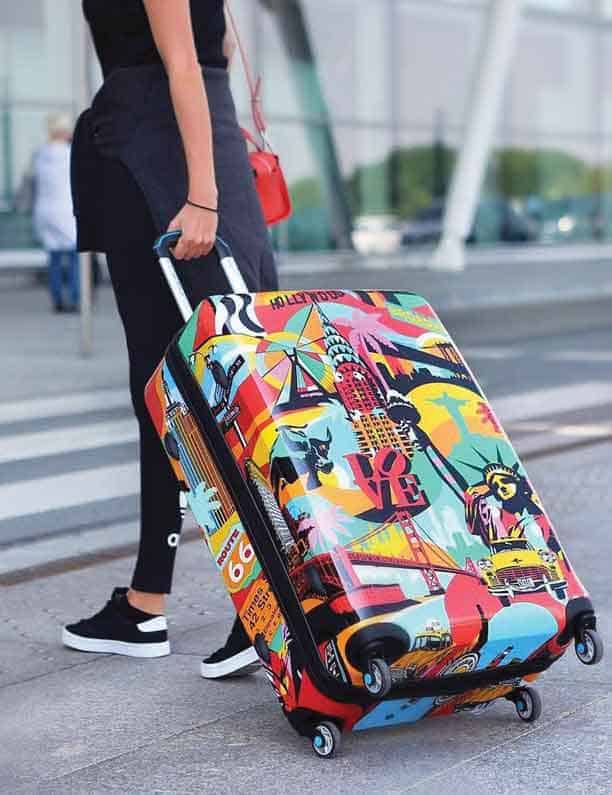 Luggage Art by Pop Artist Lobo