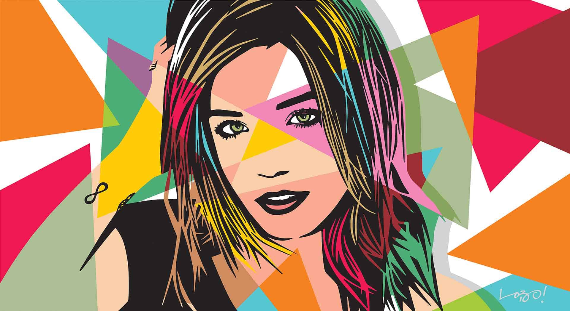 Painting Portraits Of The Pop Artist Lobo Lobo Pop Art