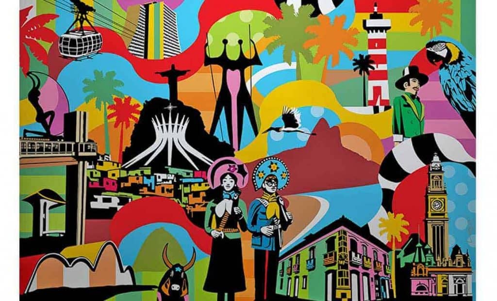 Brazilian Art is the inspiration of the Pop Artist Lobo - Lobo Pop Art