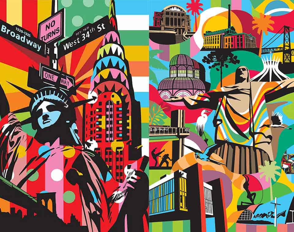 Pop Art Cities Inspiration