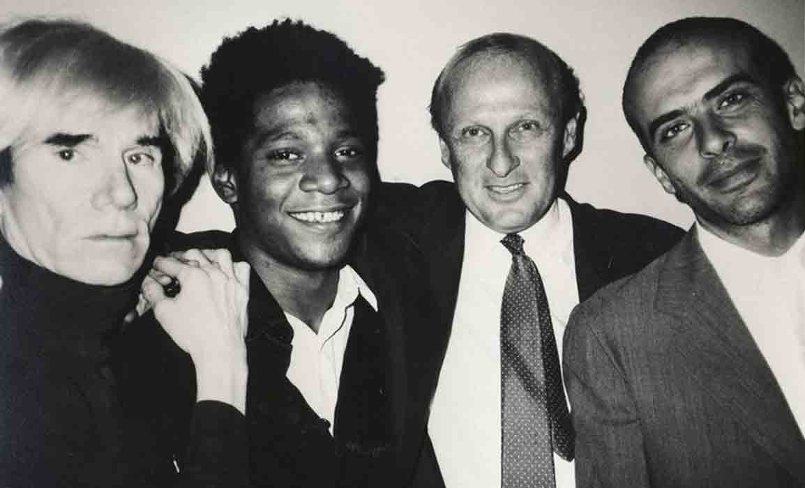 Andy Warhol, Jean-Michel Basquiat, Bruno Bischofberger and Francesco Clemente