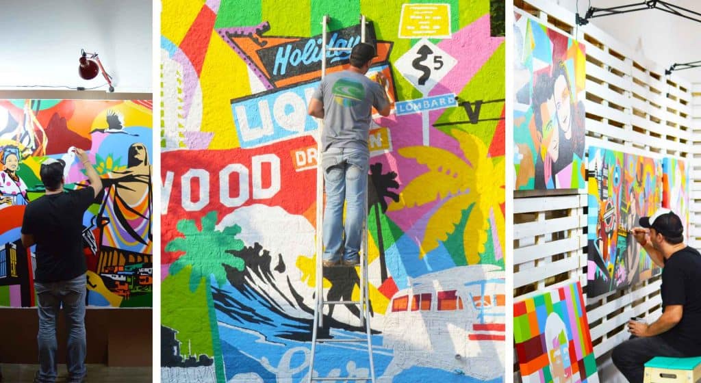 Pop Art with the colorful and vibrant of Pop Artist Lobo