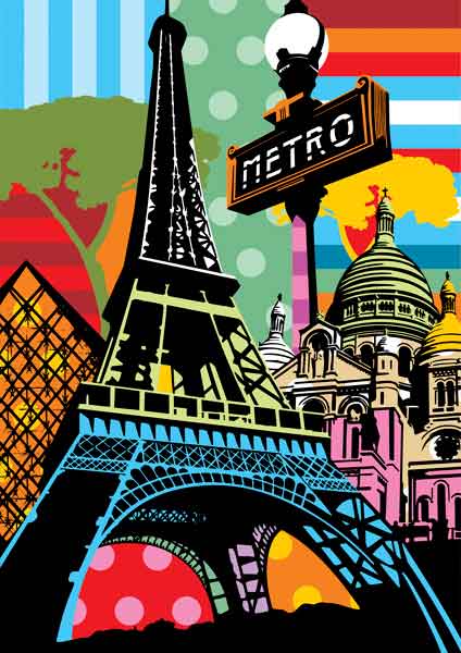 Paris Pop Art Paintings