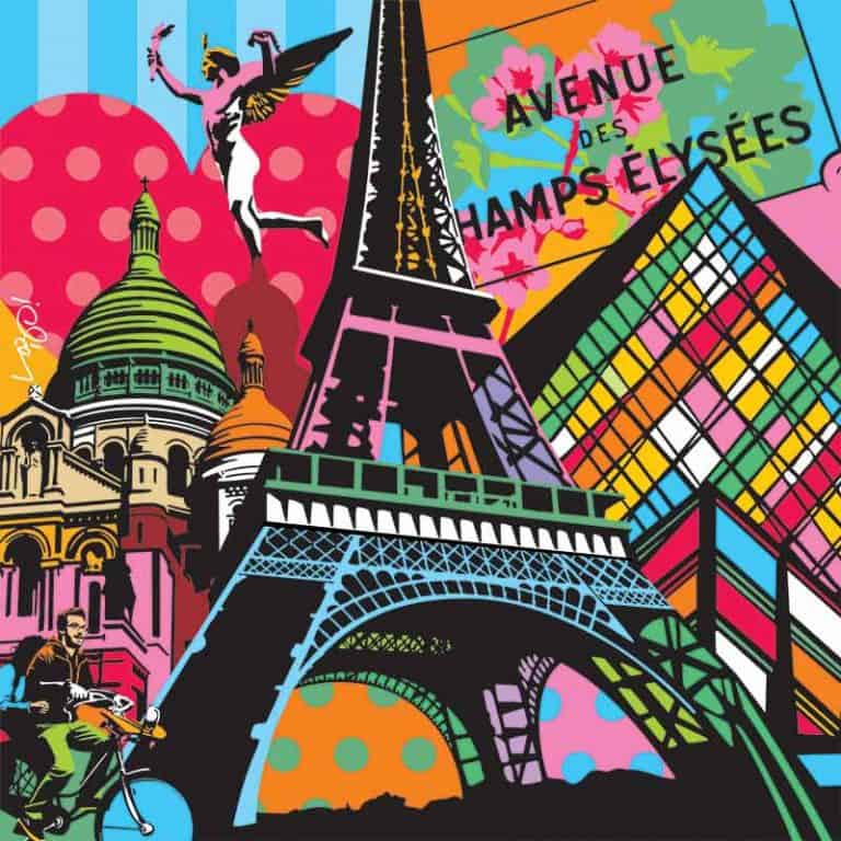 Famous Cities! Art inspiration. Check it Out! - Lobo Pop Art