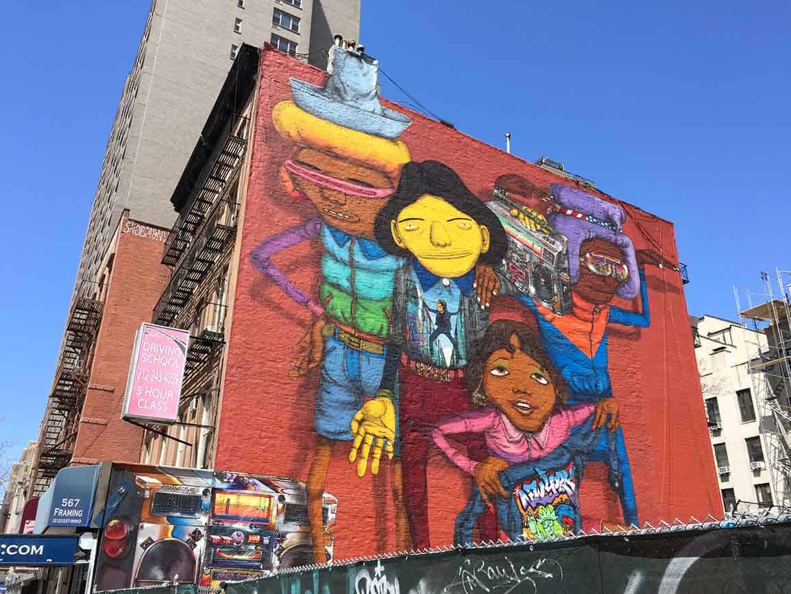 Arte em Mural Nova Iorque