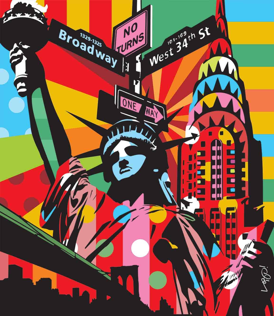 Art In New York Beyond The Tourist Attractions Lobo Pop Art