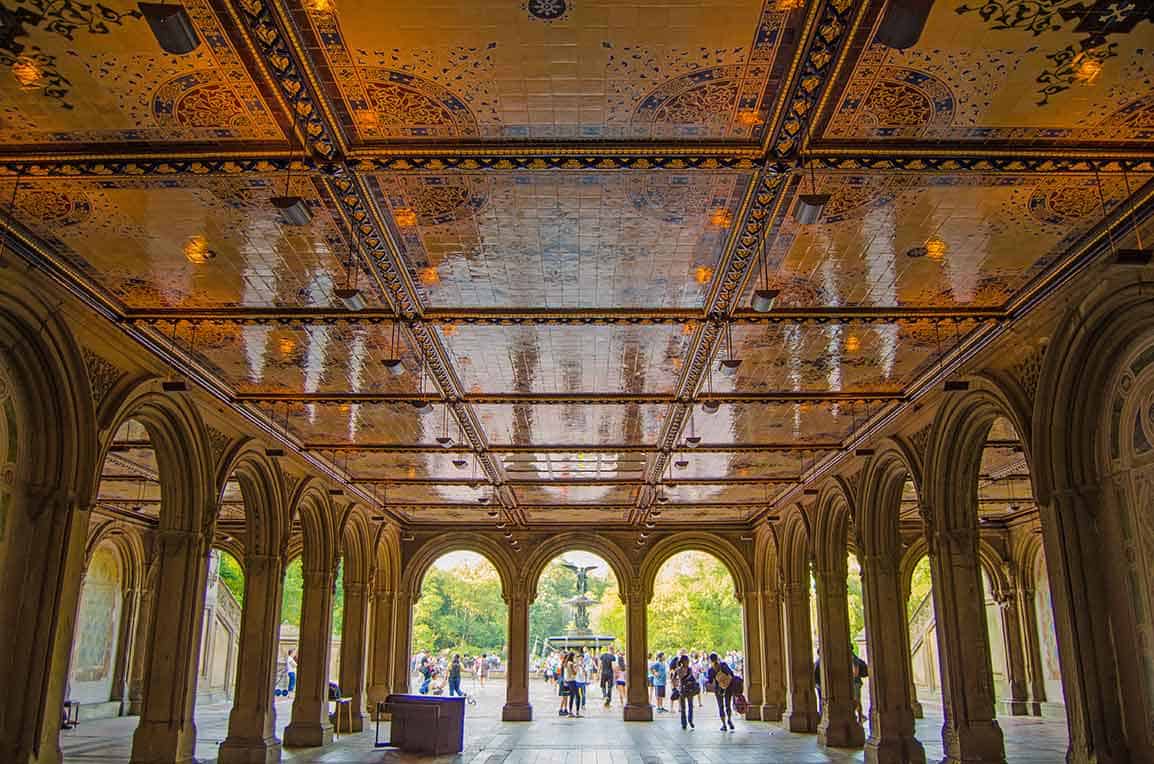 Central Park - New York - Minton Tiles at Bethesda Arcade